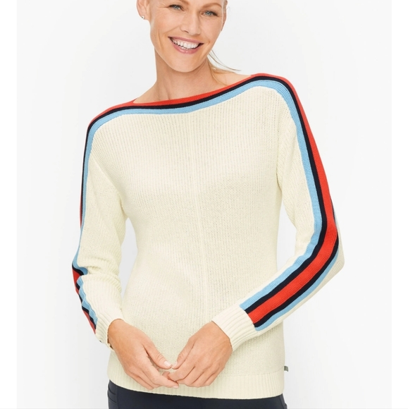 Talbots Sweaters - T by Talbots Tipped Stripe Sweater NWT